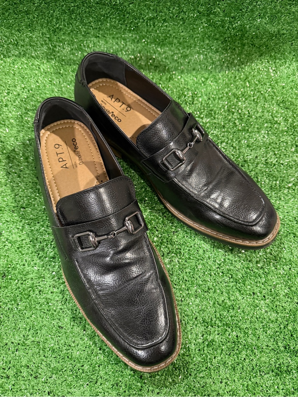 👞 Apt. 9 Black Loafers Size 10